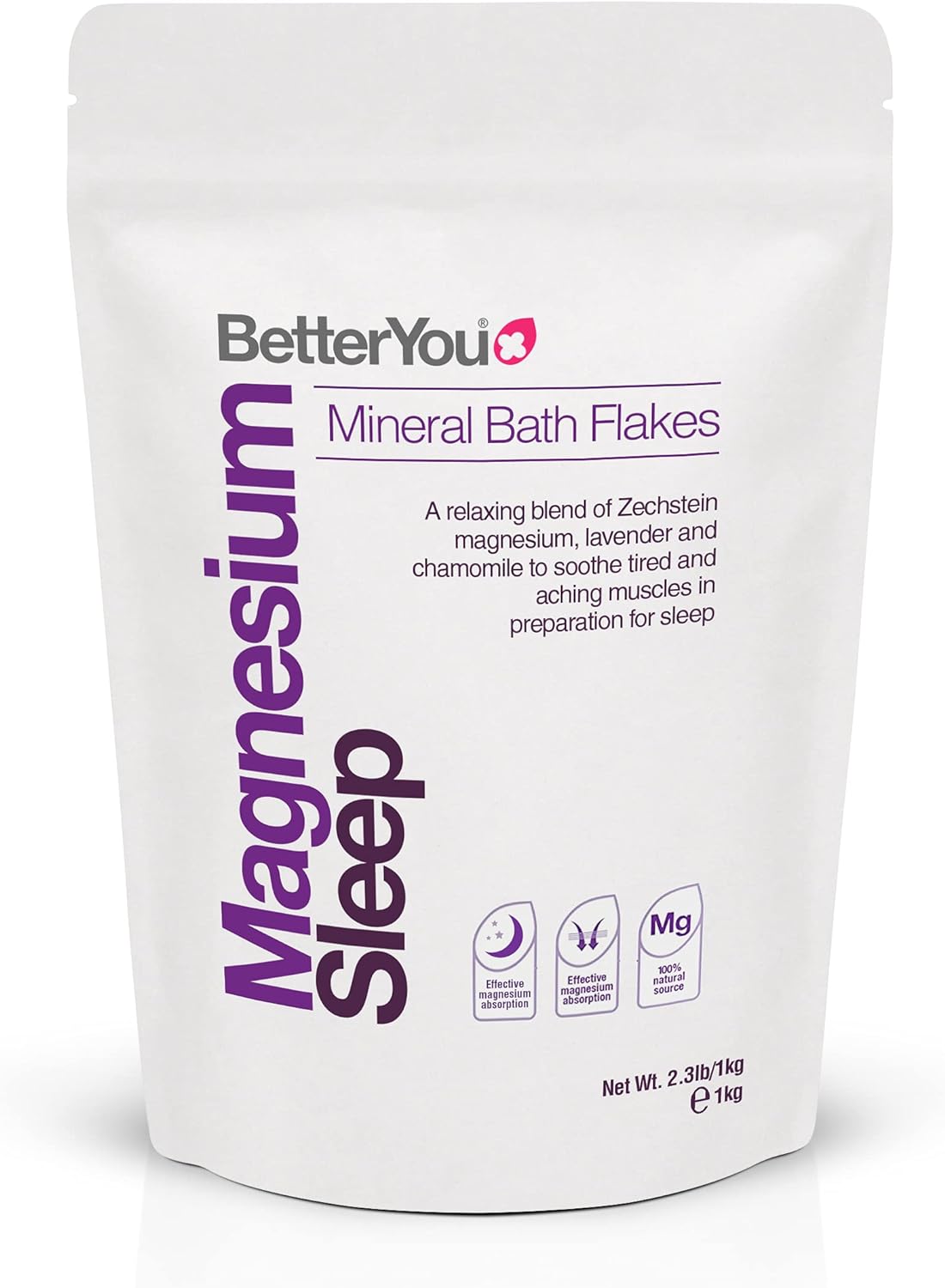 BetterYou Magnesium Sleep Bath Flakes 1kg | Daily Supplies