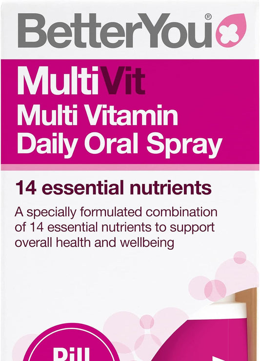 BetterYou Multi Vitamin Daily Oral Spray MultiVit 25ml | Daily Supplies