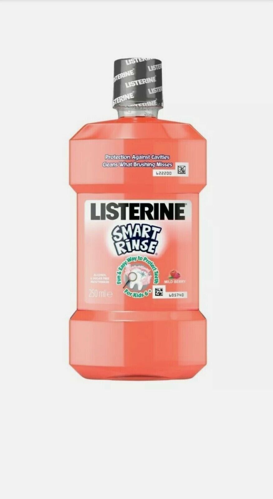 Listerine Kids Smart Rinse Mild Berry Mouthwash 250ml | Daily Supplies