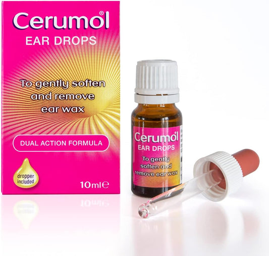 Cerumol Ear Drops Dual Action Formula with Dropper 10ml | Daily Supplies