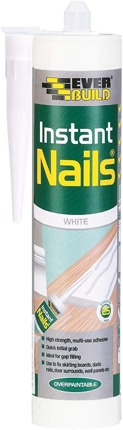 Everbuild Instant Nails White Gap Filling Adhesive 290ml | Daily Supplies