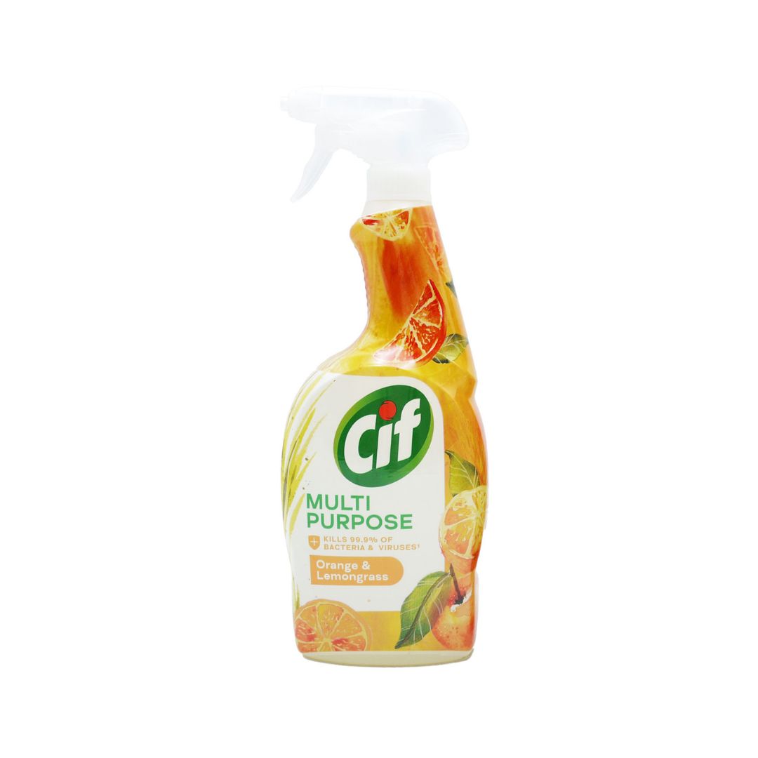 CIF Multi Purpose Cleaner Spray Orange & Lemongrass 750ML | Daily Supplies