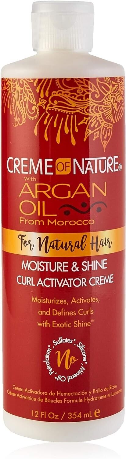 Cream of Nature With Argan Oil From Morocco For Natural Hair Moisture & Curl Activator 354ml | Daily Supplies
