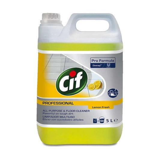 Cif Professional All Purpose & Floor Cleaner Lemon 5 Litre | Daily Supplies
