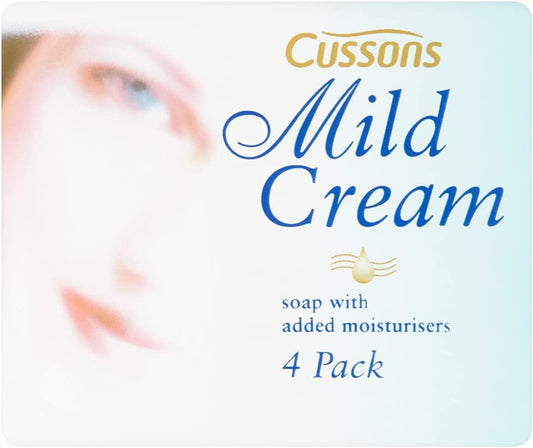 Cussons Mild Cream Bar Soap 4 x 90g | Daily Supplies