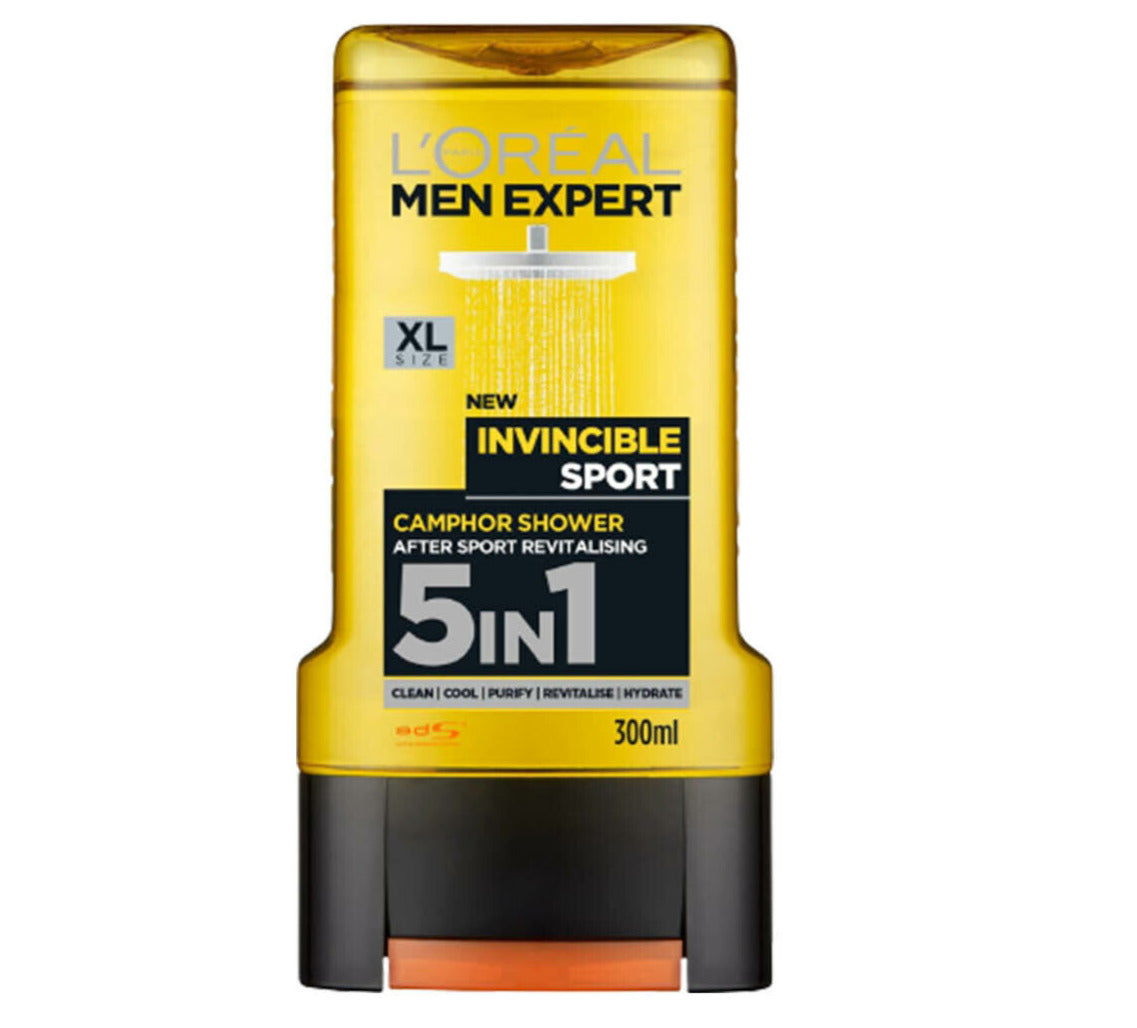 Loreal Men Expert Shower Gel Invincible Sport 300ml | Daily Supplies