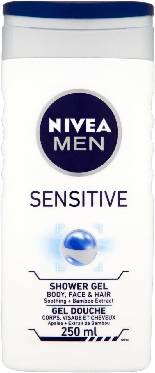 Nivea Men Sensitive Shower Gel 250ml | Daily Supplies