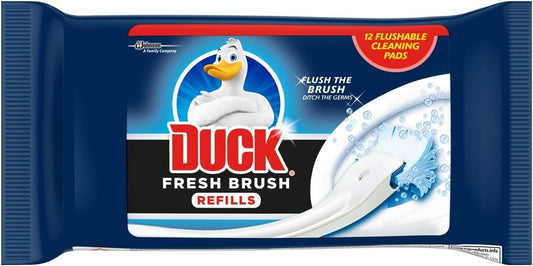 Duck Toilet Cleaning Pads Fresh Brush Refills 12 Pads | Daily Supplies