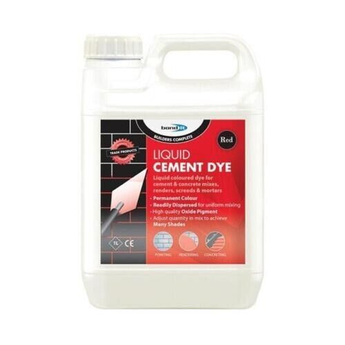 Bond It Red Liquid Cement Dye 1 Litre | Daily Supplies