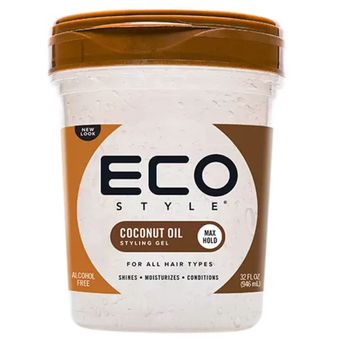 Eco Styler Styling Gel Coconut Oil Max Hold Alcohol Free 946ml | Daily Supplies
