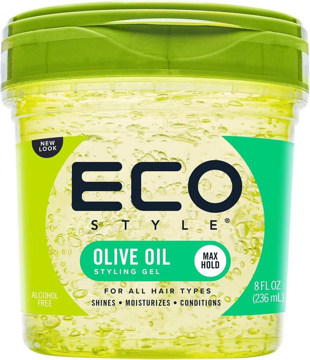 ECO Style Styling Gel Olive Oil Max Hold Alcohol Free 236ml | Daily Supplies