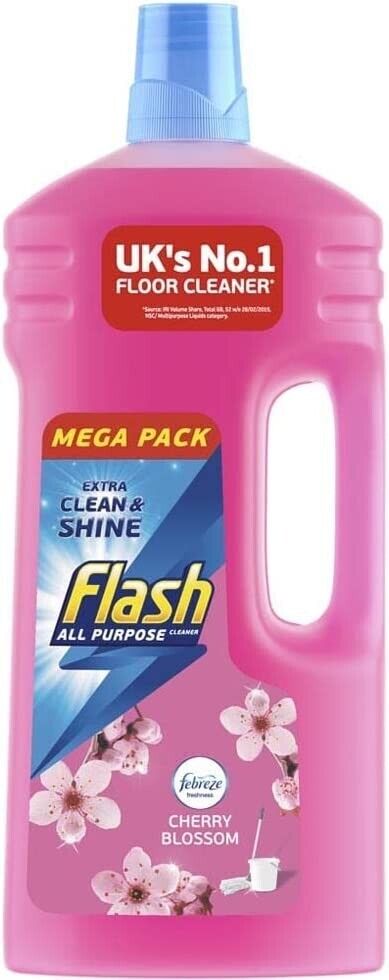 Flash All Purpose Multi Surface & Floor Cleaner Cherry Blossom 1.5L | Daily Supplies