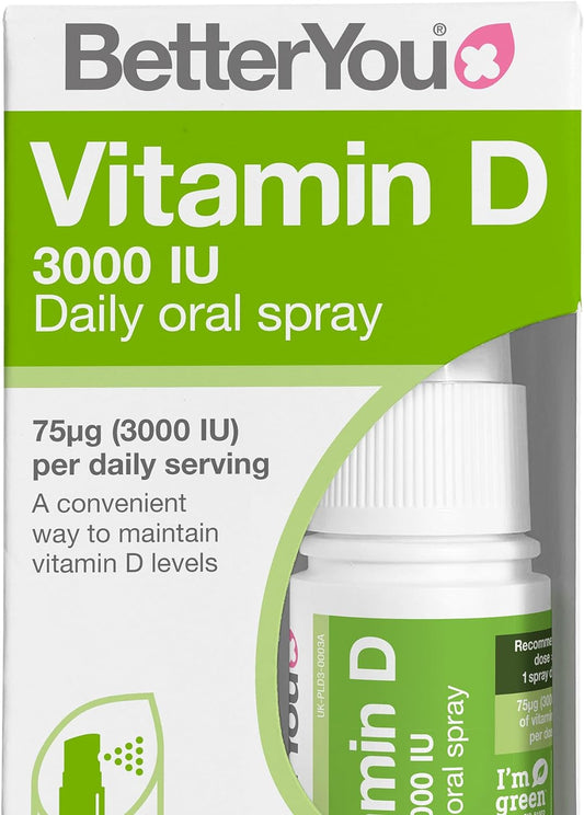 BetterYou Vitamin D 3000 IU Daily Oral Spray 15ml | Daily Supplies