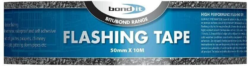 Bond It Bitubond Waterproof Self Adhesive Flashing Tape 50mm x 10m | Daily Supplies