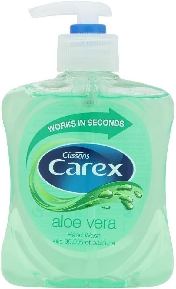 Cussons Carex Aloe Vera Antibacterial Hand Wash 250ml | Daily Supplies