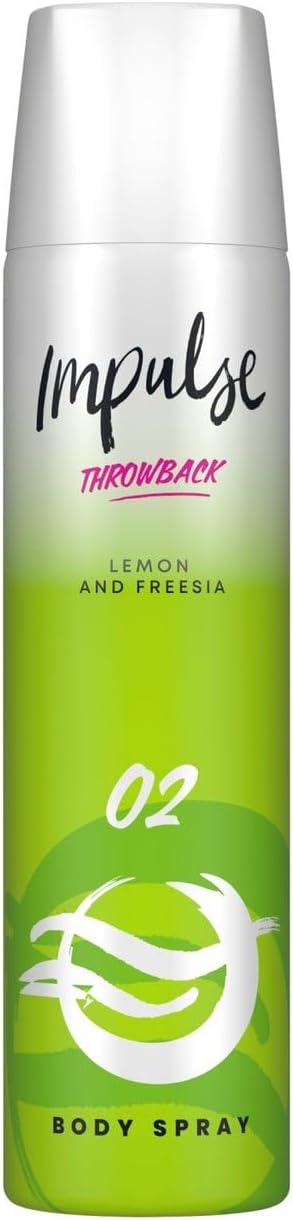 Impulse Lemon & Freesia Throwback Body Spray 75ml | Daily Supplies