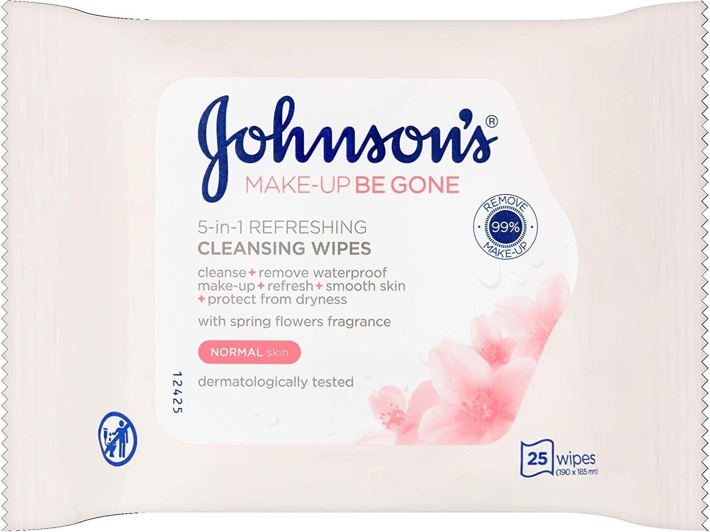 Johnsons Makeup Be Gone Refreshing Wipes 25's | Daily Supplies