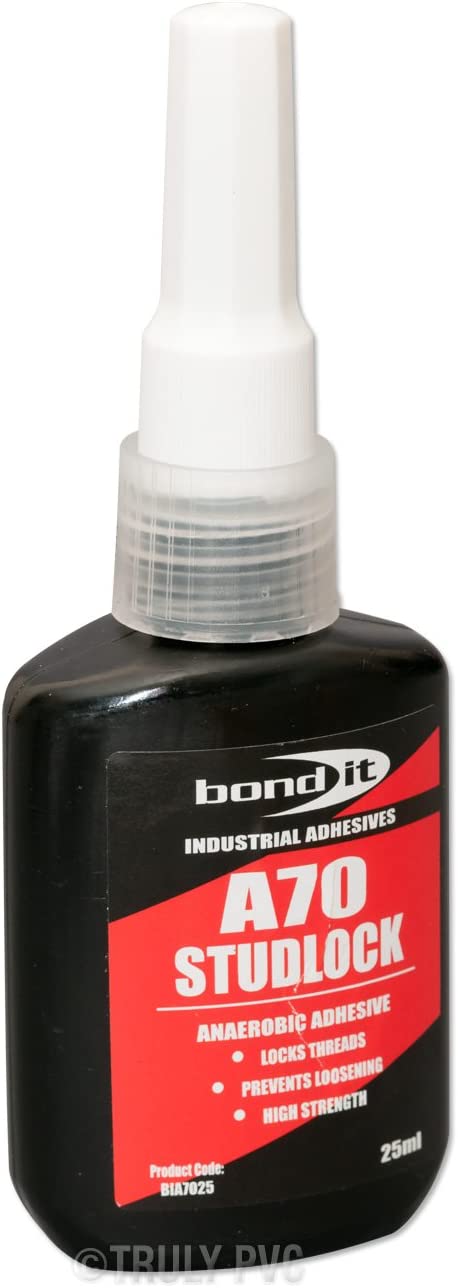Bond It Industrial A70 Studlock Anaerobic Adhesive with Green Liquid 25ml | Daily Supplies