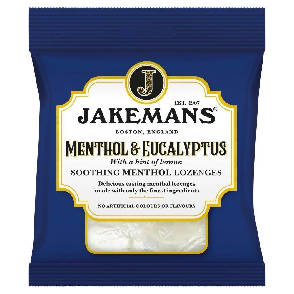 Jakemans Throat and Chest Menthol Sweets Menthol and Eucalyptus 73g | Daily Supplies