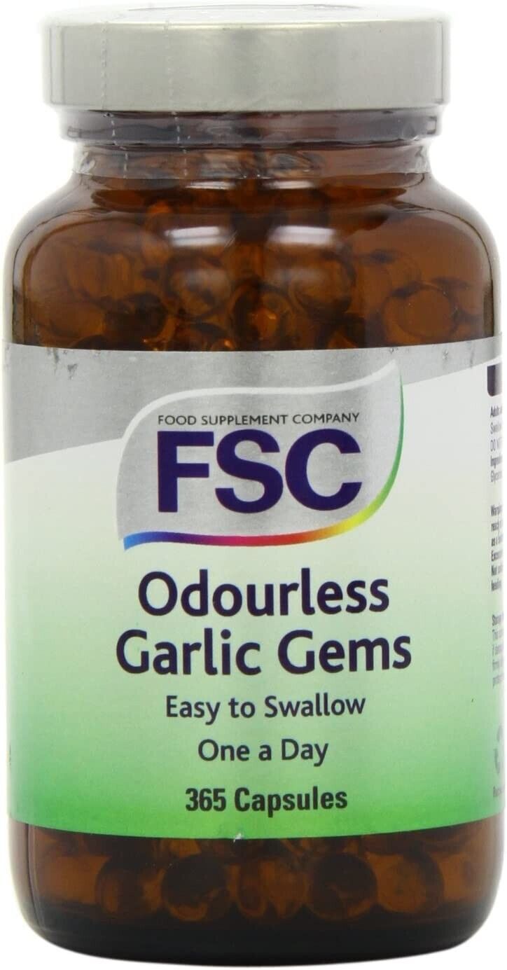 FSC One A Day Garlic Gems 365 Capsules | Daily Supplies
