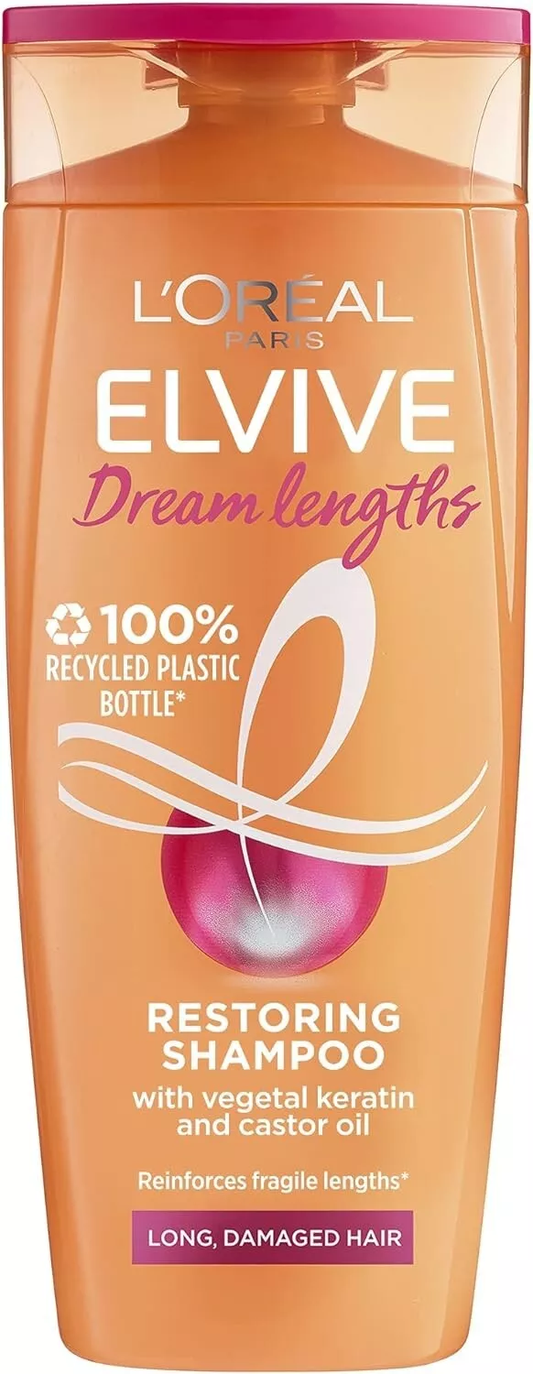 L'Oreal Paris Elvive Dream Lengths Long Hair Restoring Shampoo 250ml | Daily Supplies