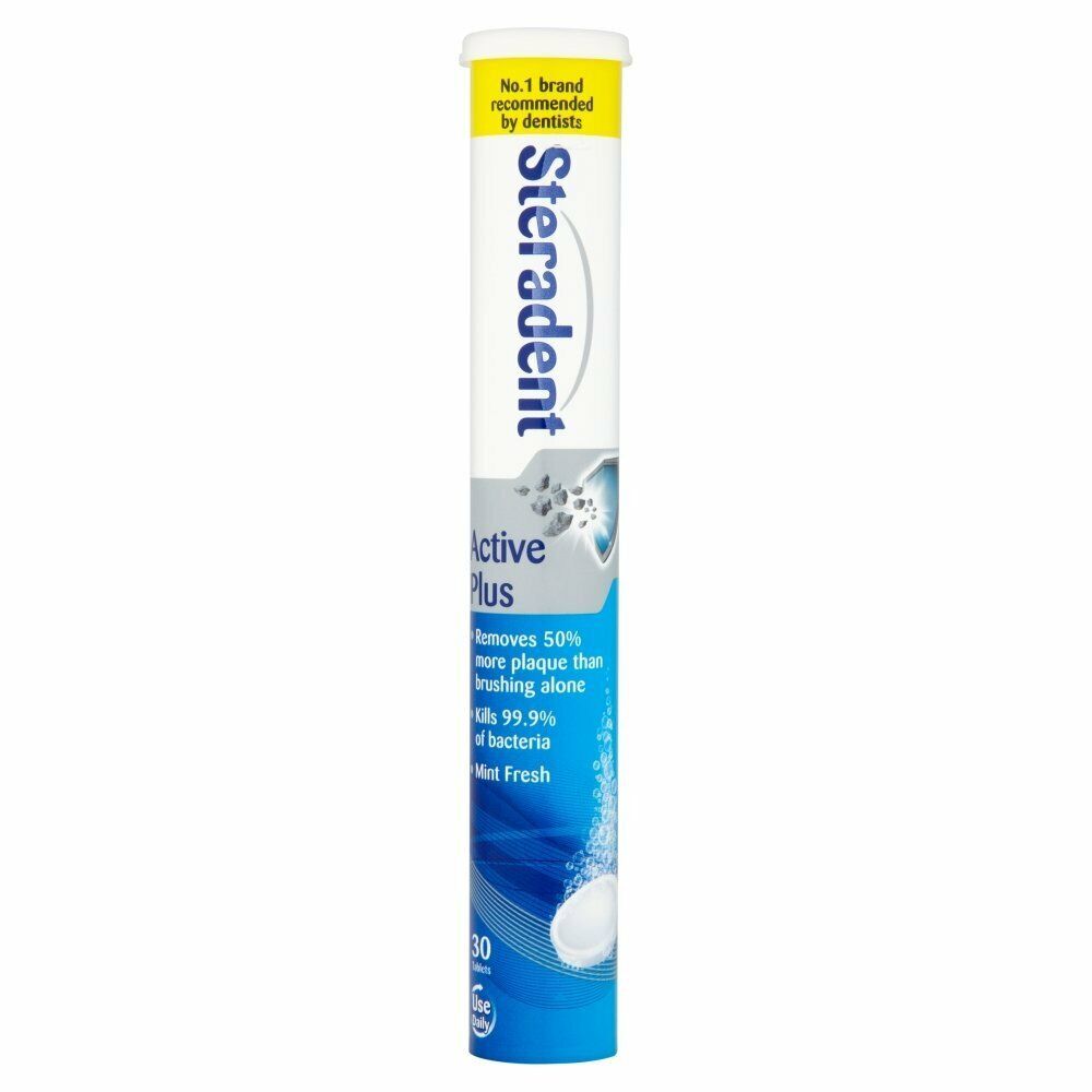 Steradent Active Plus 30 Tablets | Daily Supplies