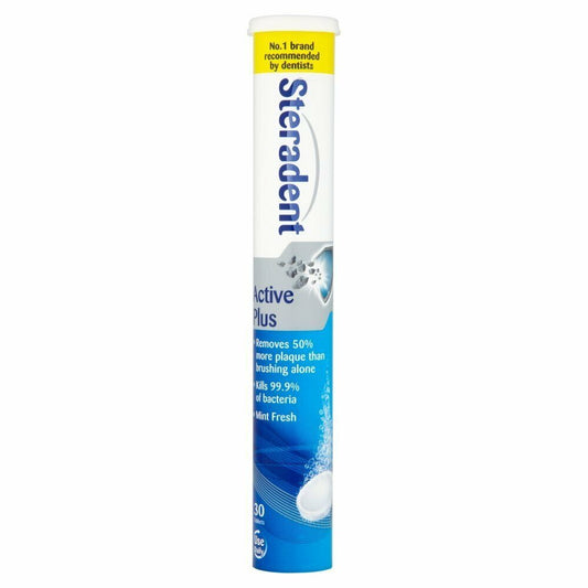 Steradent Active Plus 30 Tablets | Daily Supplies