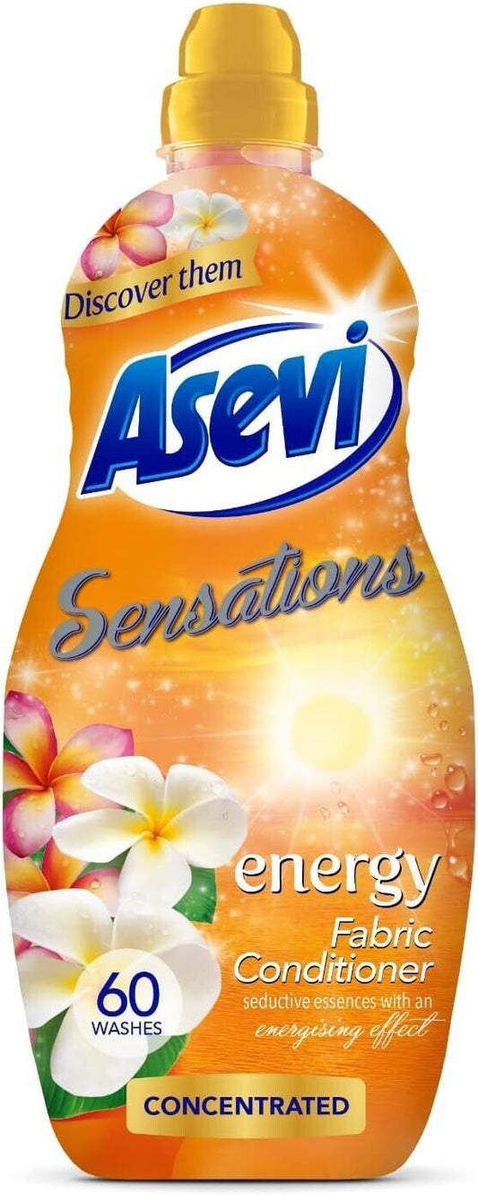 Asevi Sensations Energy Fabric Conditioner Concentrated Liquid 1320ML | Daily Supplies