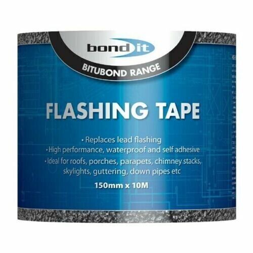 Bond It Bitubond Waterproof Self Adhesive Flashing Tape 150mm x 10m | Daily Supplies