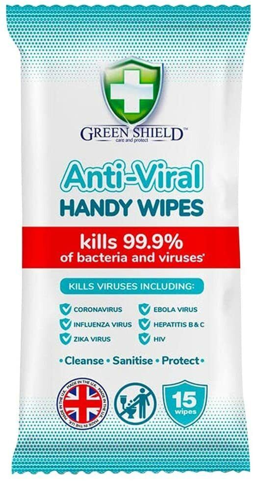 Greenshield Anti-Viral Handy Wipes5 | Daily Supplies