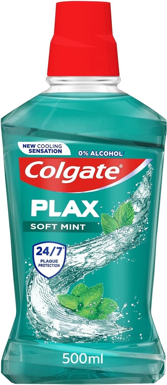 Colgate Plax Soft Mint Mouthwash 500ml | Daily Supplies