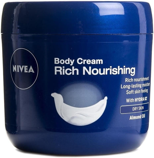 Nivea Body Cream Rich Nourishing Almond Oil 400ml | Daily Supplies