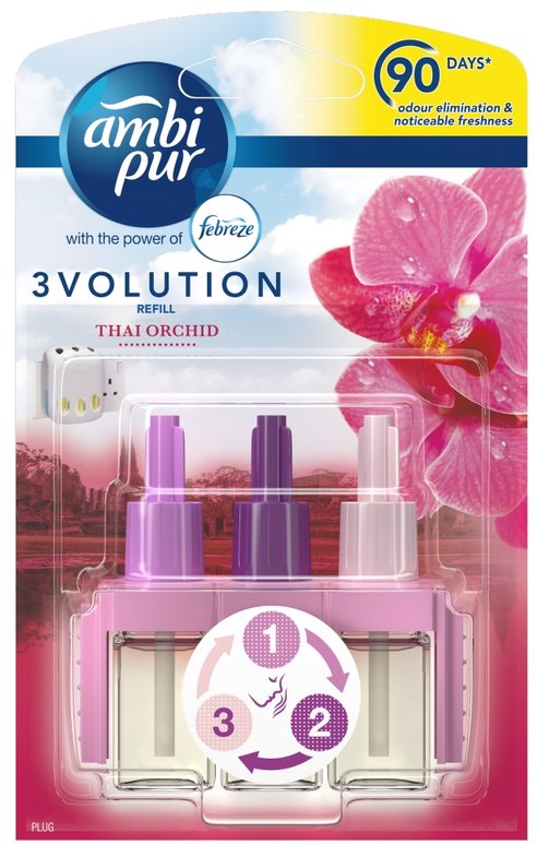 Ambi Pur 3Volution Plug-In Diffuser Refill Thai Orchid 20ml | Daily Supplies