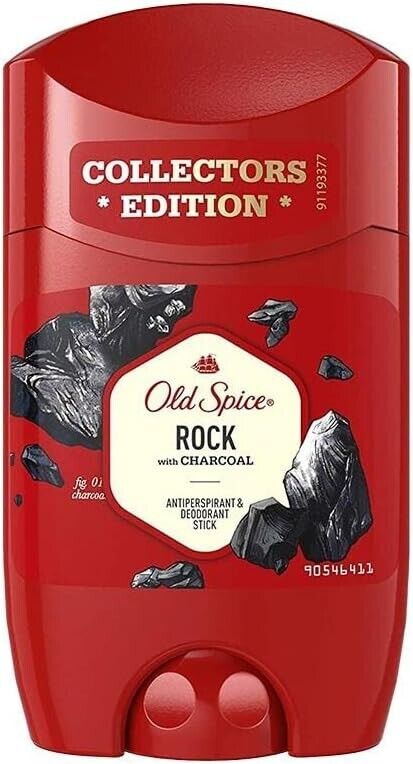 Old Spice Antiperspirant Deodorant Stick Rock With Charcoal 50ml | Daily Supplies