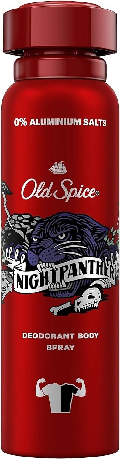 Old Spice Deodorant Body Spray Men Nightpanther 150ml | Daily Supplies
