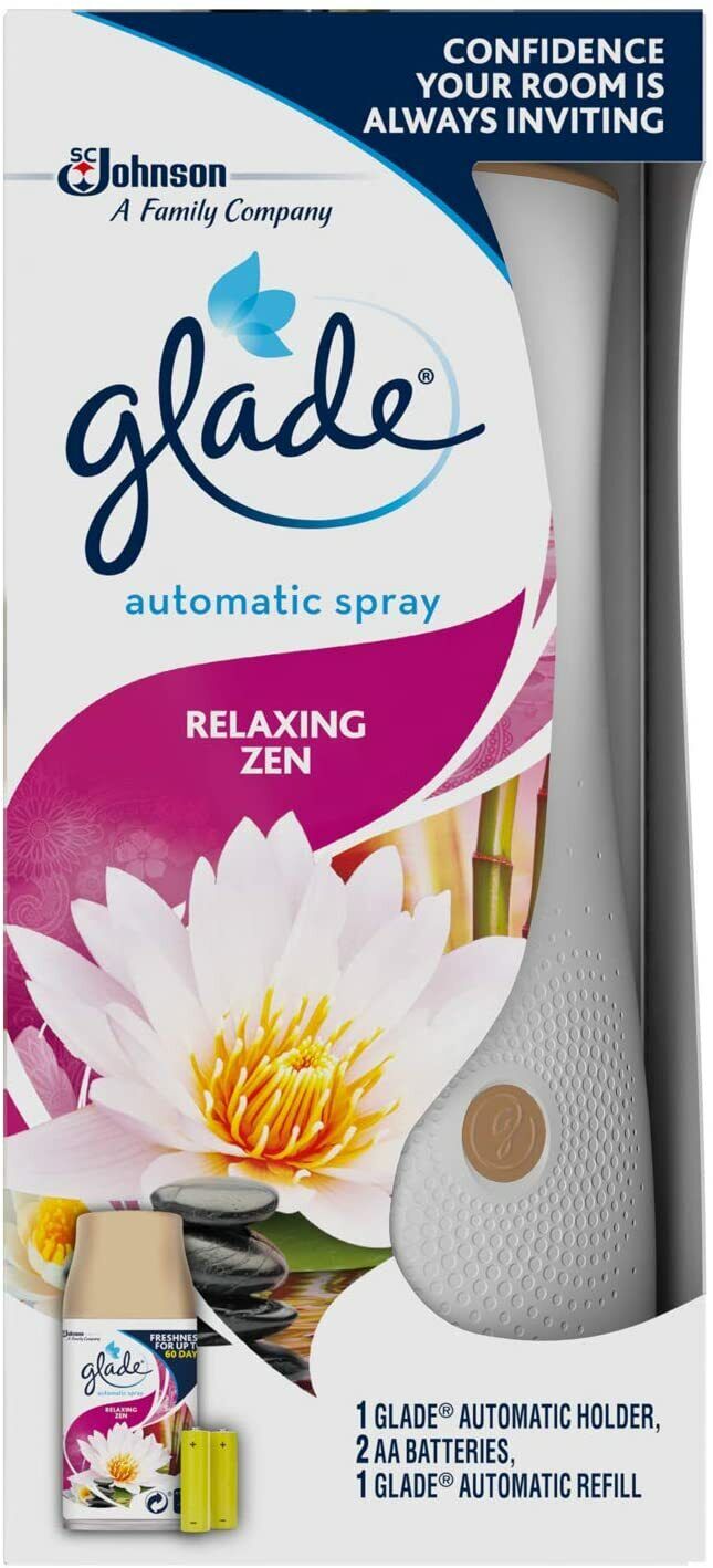 Glade Automatic Spray Holder Relaxing Zen | Daily Supplies
