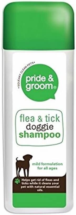 Pride & Groom Flea & Tick Dog Shampoo 300ML | Daily Supplies