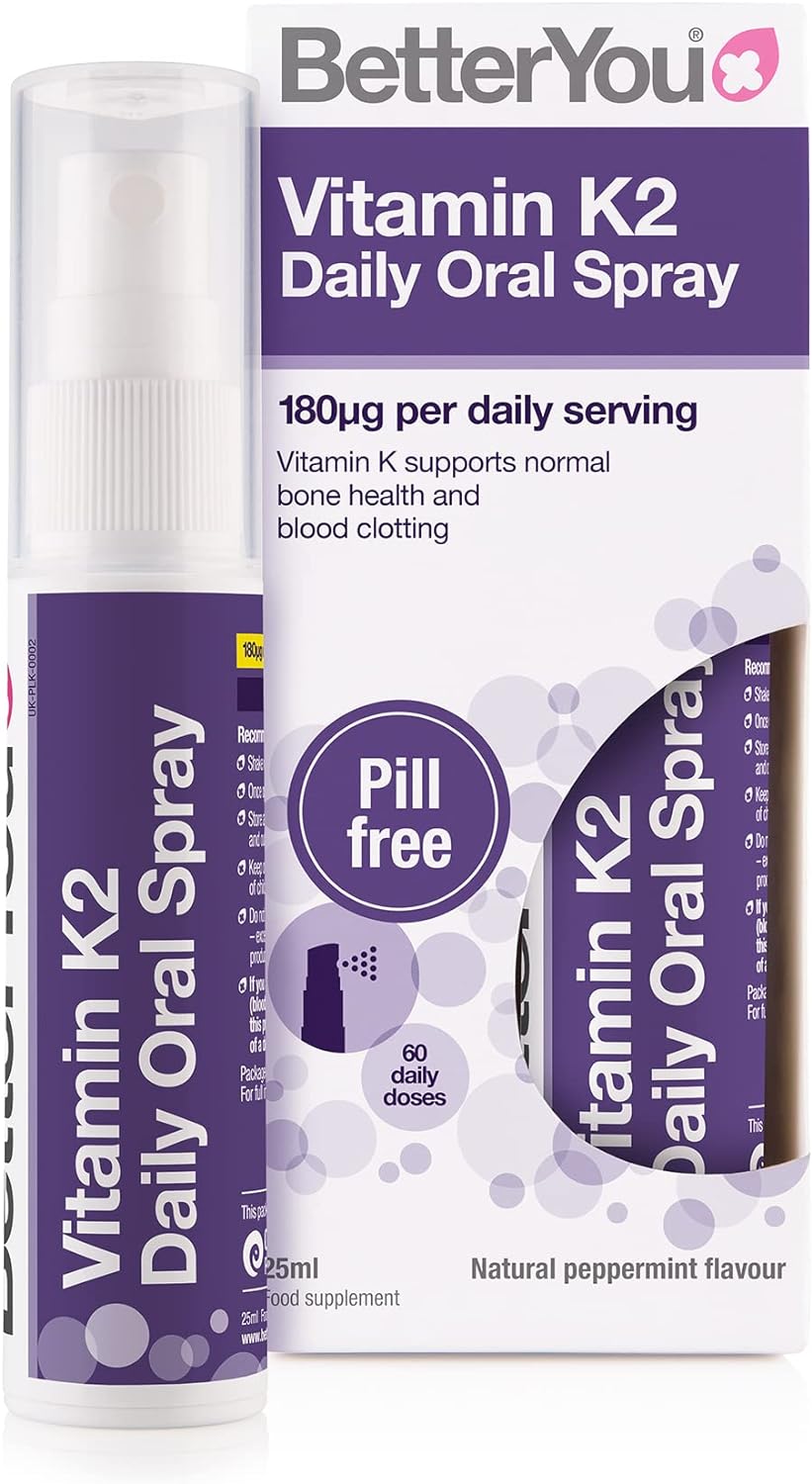 BetterYou Vitamin K2 Daily Oral Spray 15ml | Daily Supplies