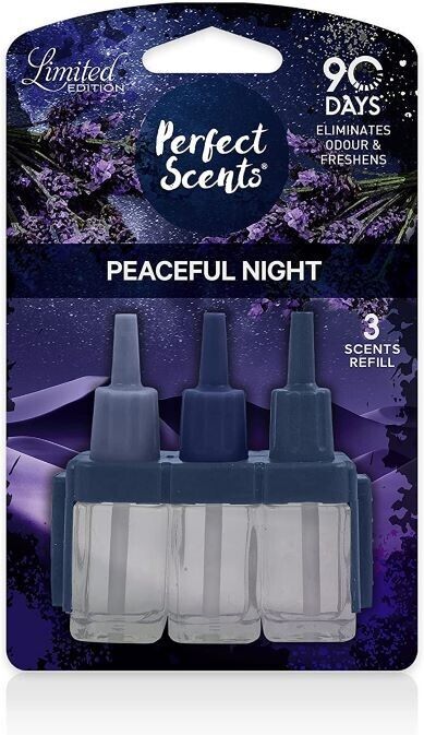 Perfect Scents 3 Scents Air Freshener Refill Peaceful Night 20ml | Daily Supplies