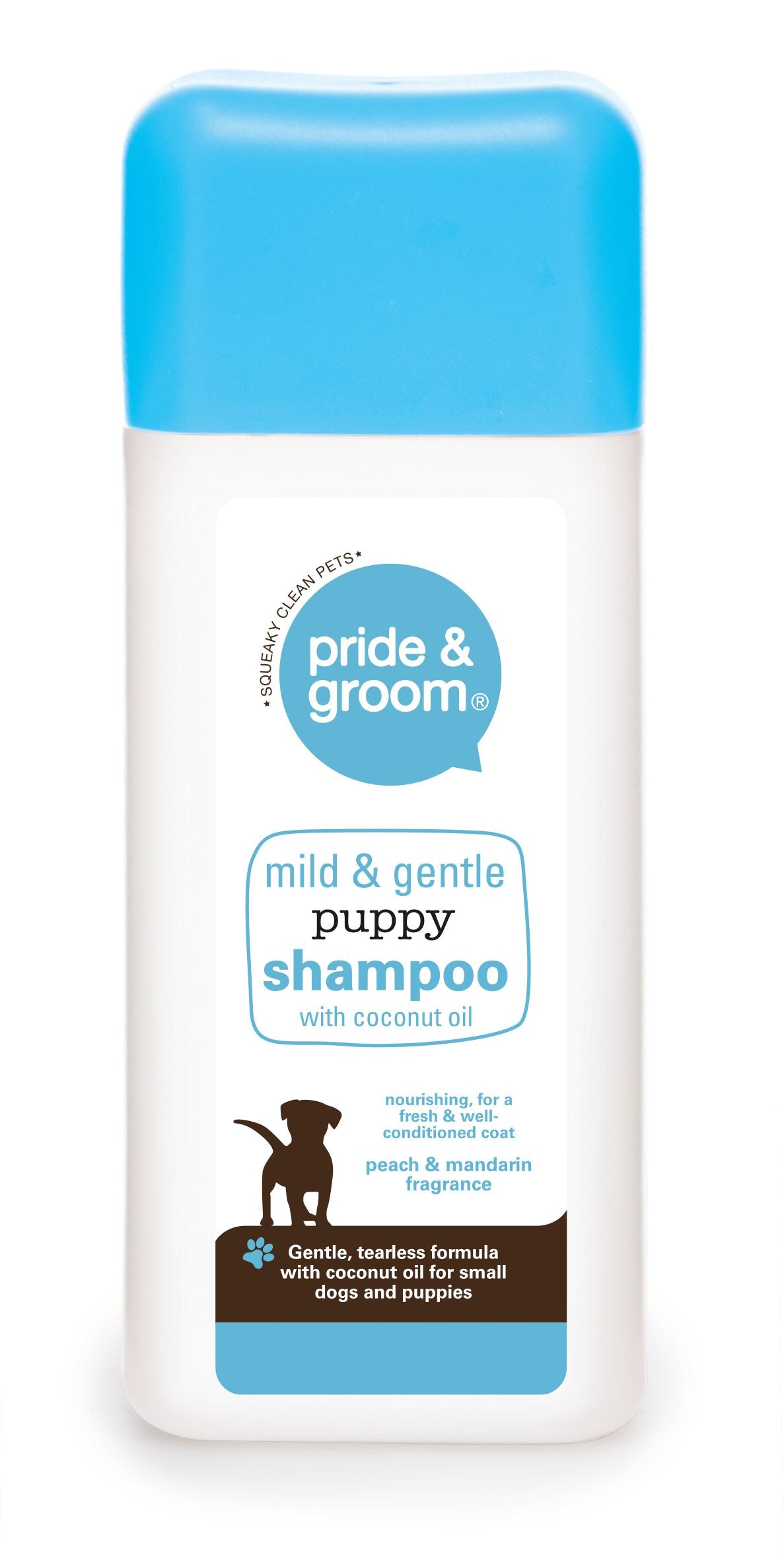 Pride & Groom Mild & Gentle Puppy Shampoo with Coconut Oil 300ml | Daily Supplies