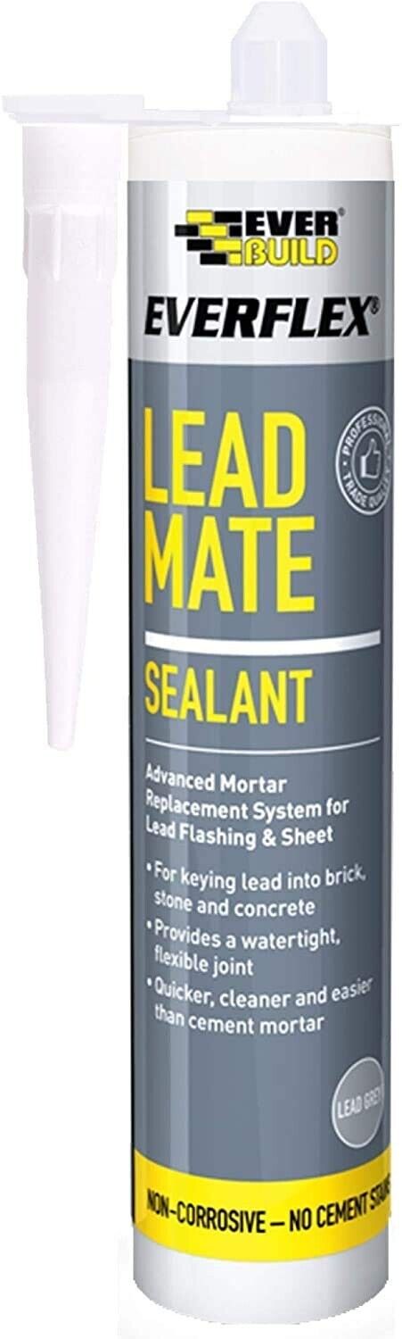 Everbuild Everflex Lead Mate Sealant Grey 300ml | Daily Supplies