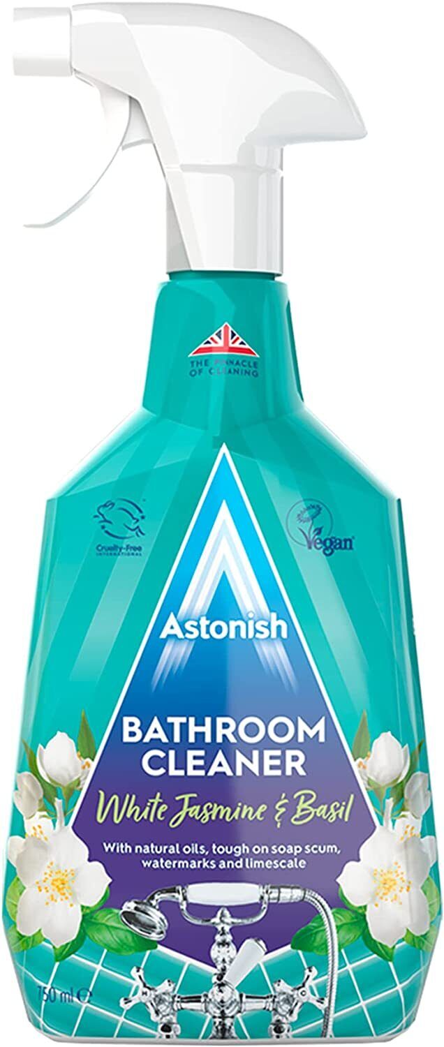Astonish Bathroom Cleaner Spray White Jasmine & Basil 750ml | Daily Supplies