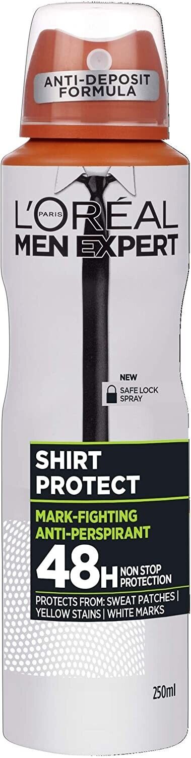 L'Oreal Men Expert 48H Shirt Protect Anti-Perspirant Deodorant 250ML | Daily Supplies