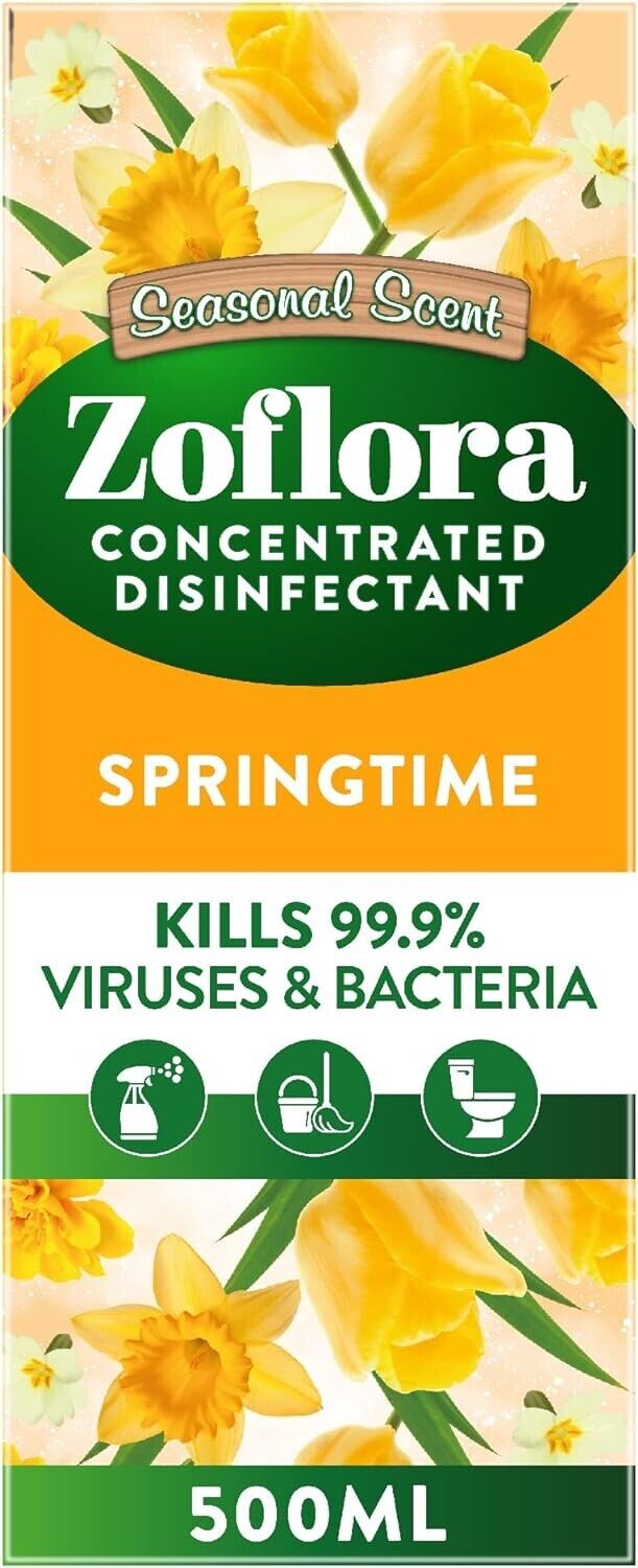 Zoflora Concentrated Disinfectant Springtime 500ml | Daily Supplies