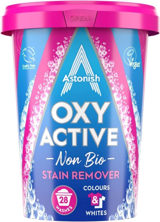 Astonish Oxy Active Non-Bio Stain Remover 625g | Daily Supplies