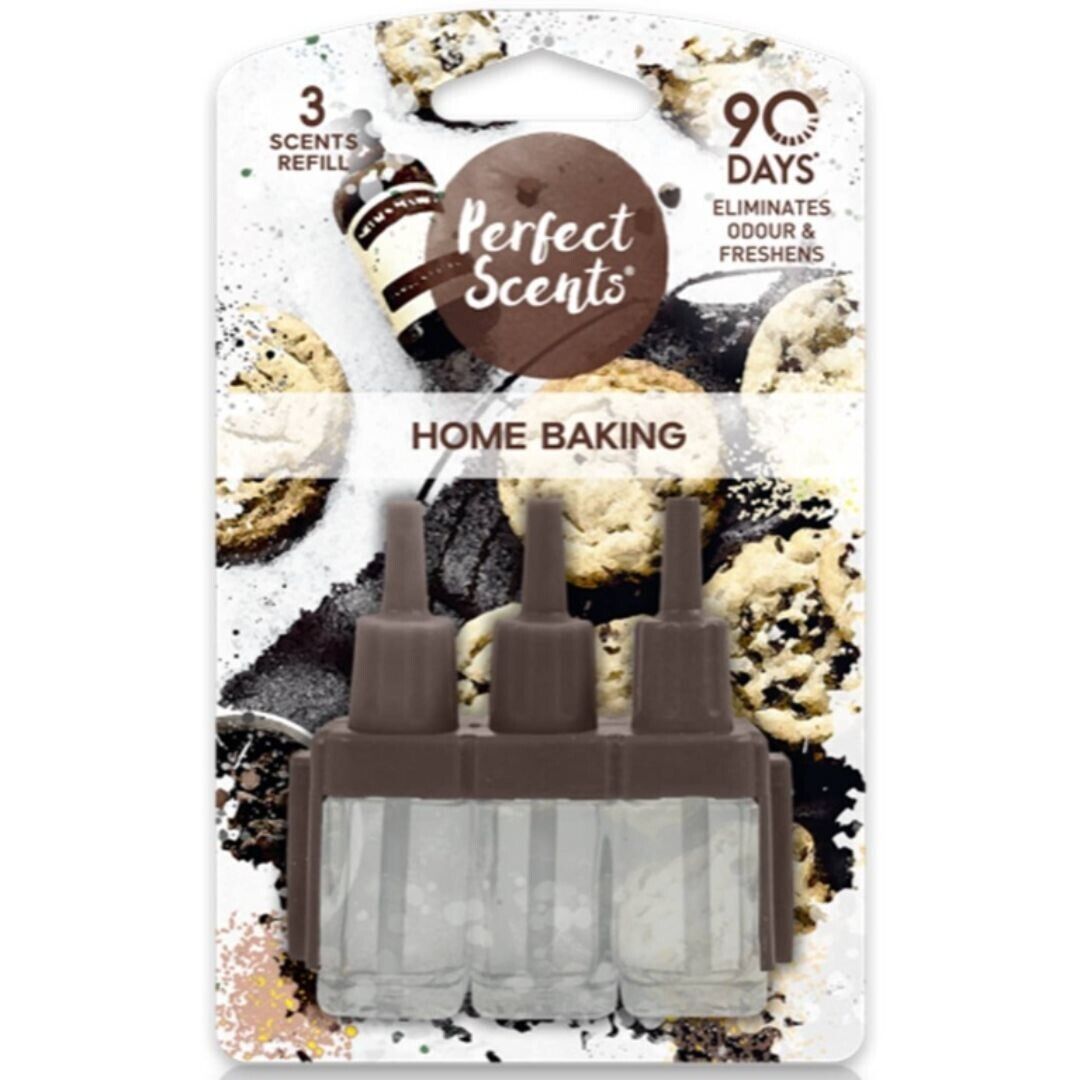 Perfect Scents 3 Scents Air Freshener Refill Home Baking 19ml | Daily Supplies