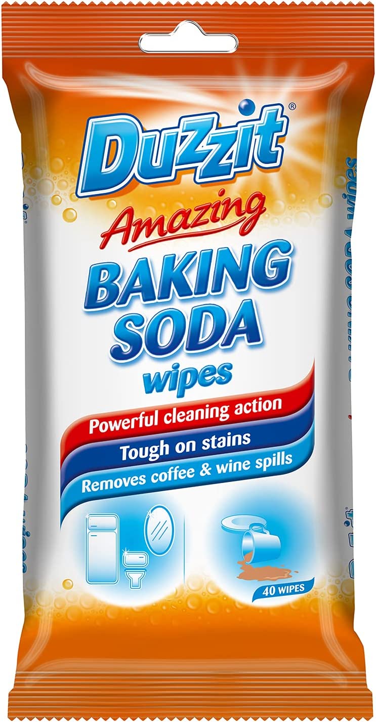 Duzzit Amazing Baking Soda Wipes - 40 Wipes | Daily Supplies