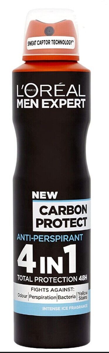 Loreal Men Expert Carbon Protect Anti-Perspirant 250ml | Daily Supplies