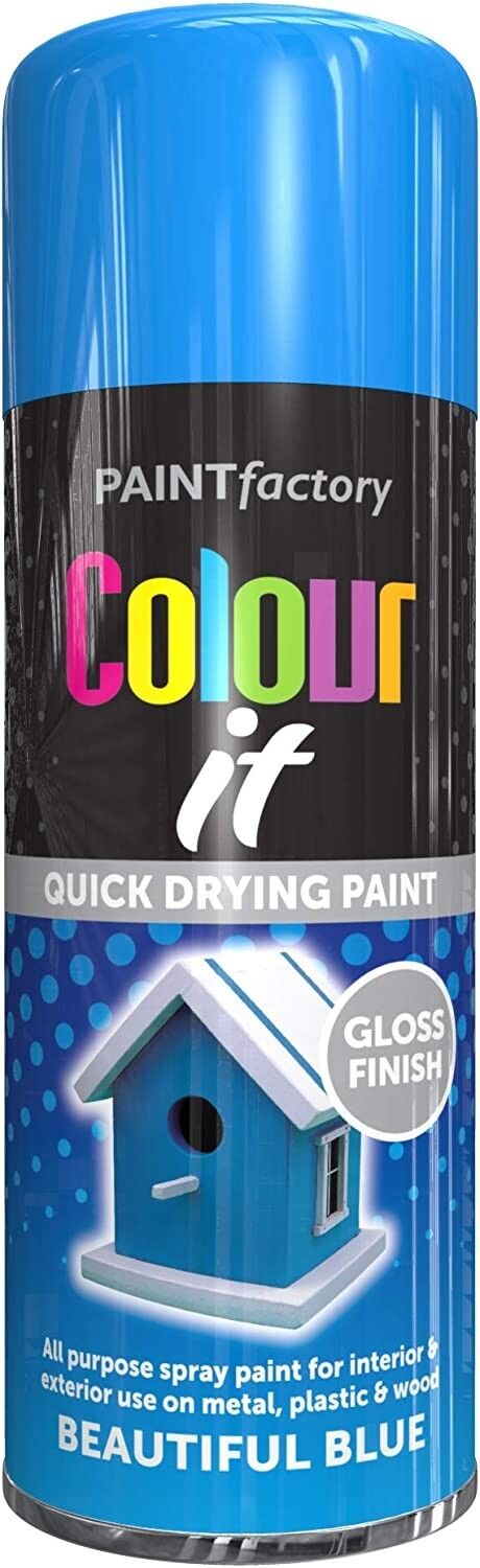 Paint Factory Colour It Beautiful Blue Gloss 250 ml | Daily Supplies