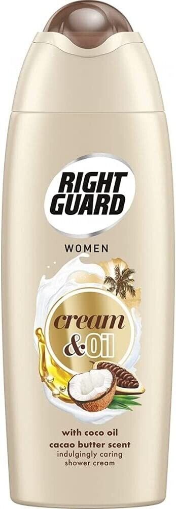 Right Guard Shower Women Cream + Oil Cacao Butter 250ml | Daily Supplies